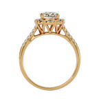 Francesca Solitaire Halo Ring