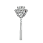 Francesca Solitaire Halo Ring