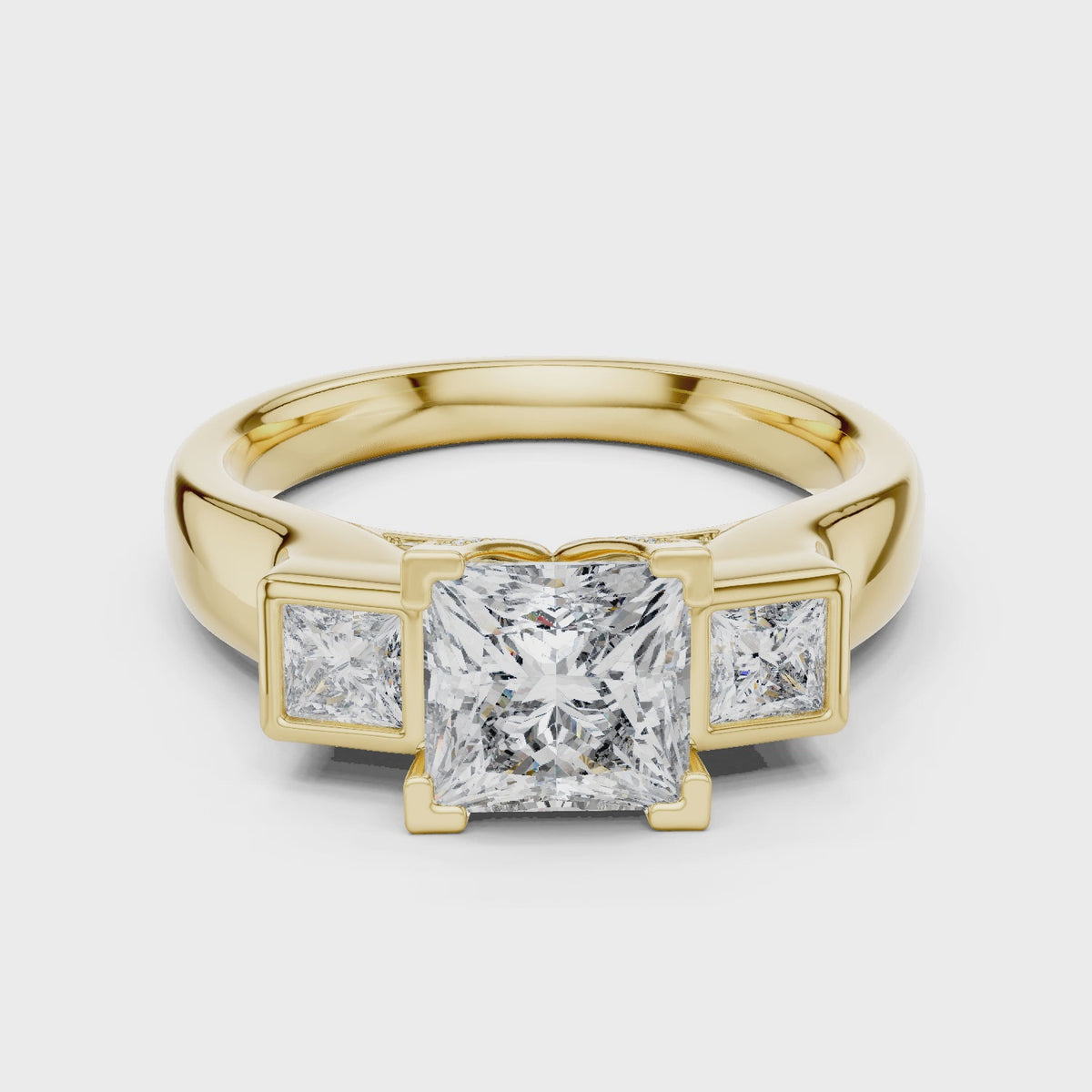 Naomi Three Stone Ring