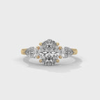 River Three Stone Ring