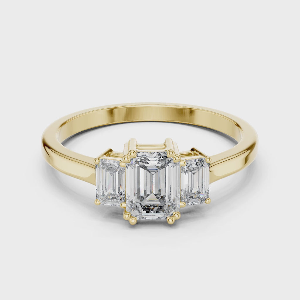 Adriana Three Stone Ring