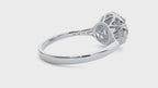 Francesca Solitaire Halo Ring