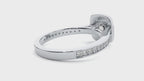 Emmanuella Solitaire Halo Ring
