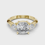 Lia Three Stone Ring