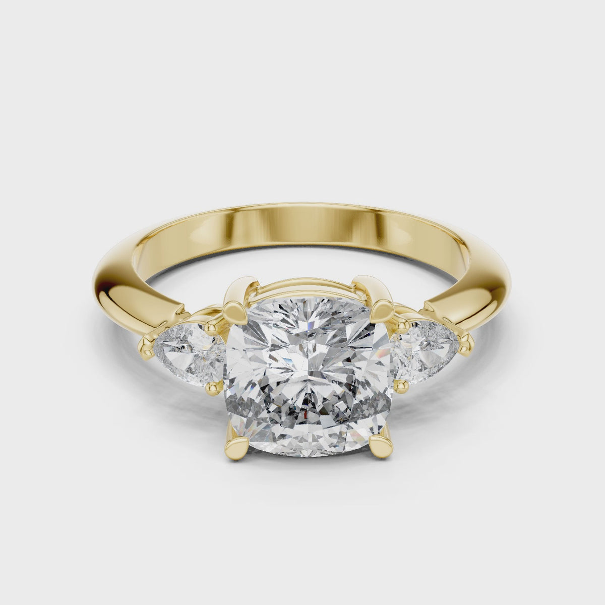 Lia Three Stone Ring