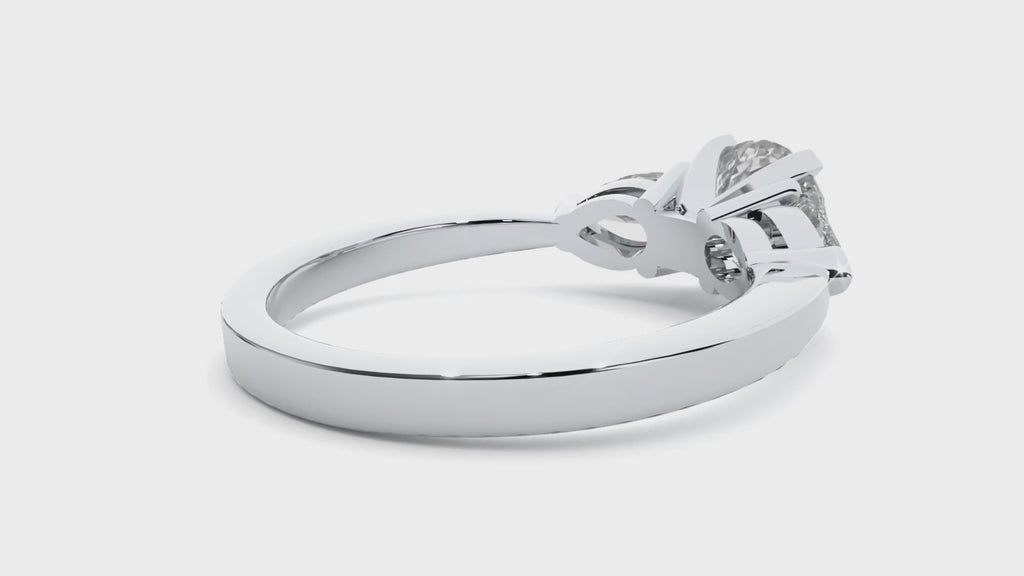 Madelina Three Stone Ring