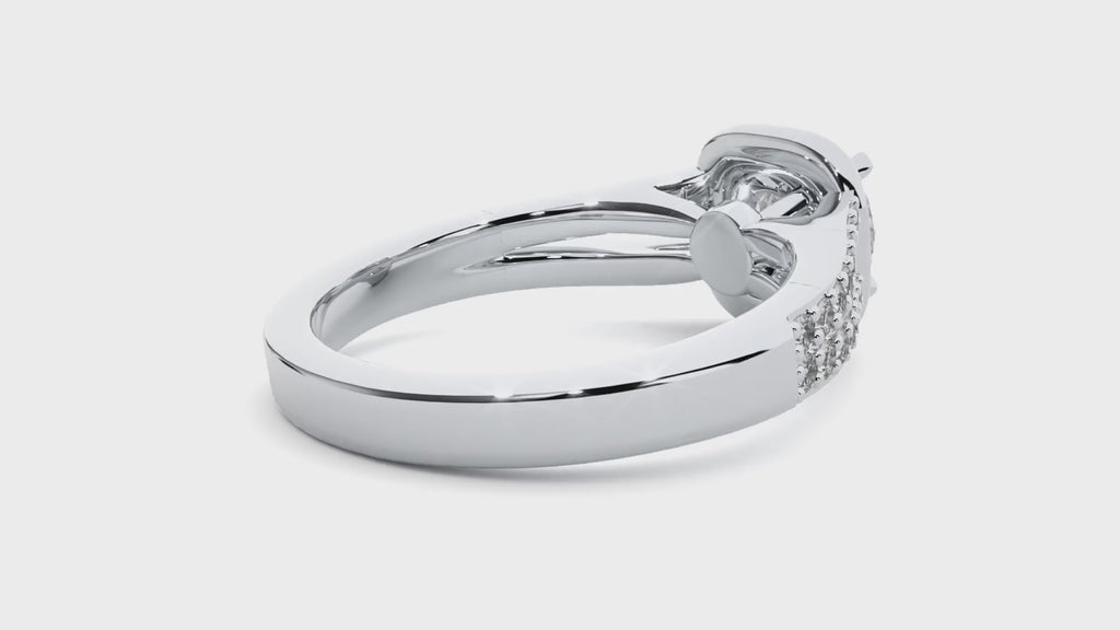Dior Solitaire Halo Ring