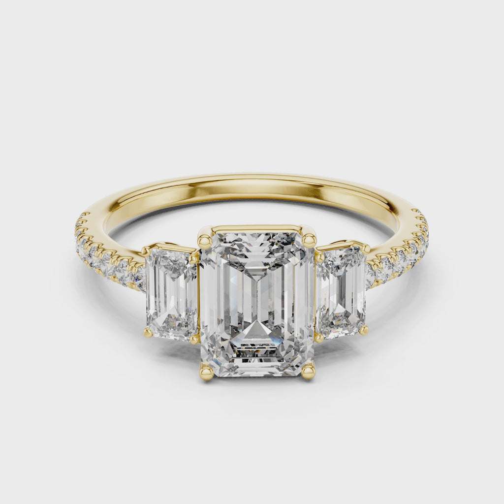 Tessa Three Stone Ring