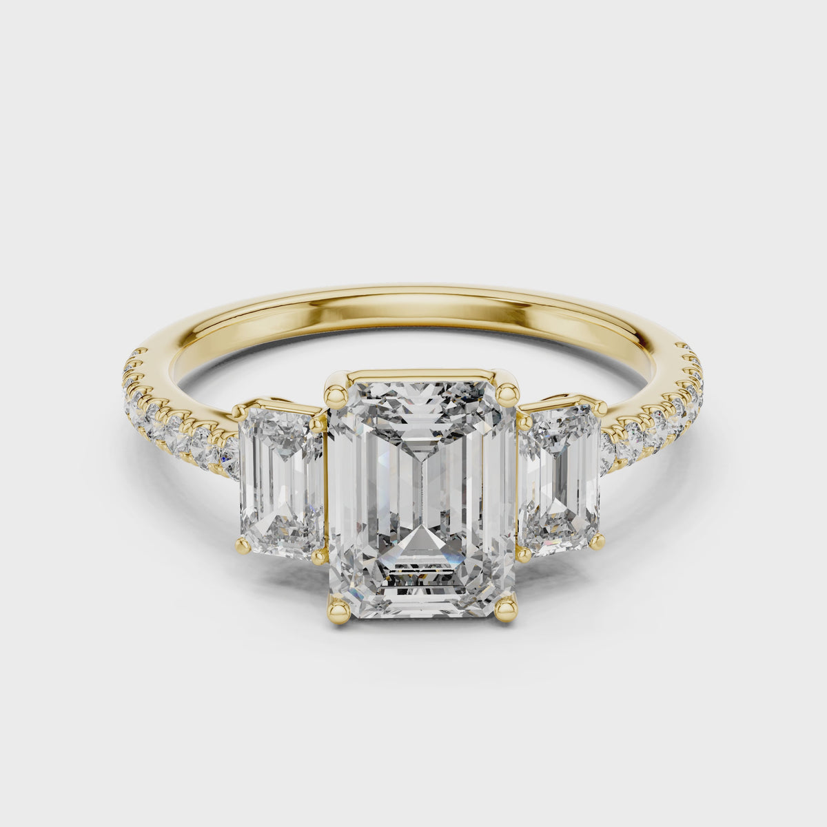 Tessa Three Stone Ring