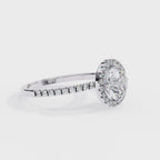 Odessey Solitaire Halo Ring