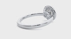 Donatella Solitaire Halo Ring